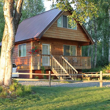 Susitna River Lodging, Riverside Cabins Talkeetna Exteriör bild